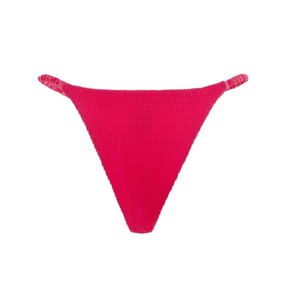NWOT agua Bendita minta cheeky bikini bottoms pink 12651 - Picture 3 of 9